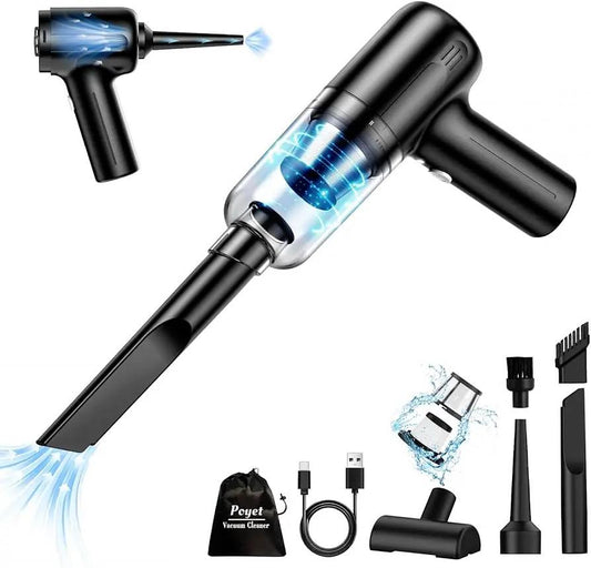 Kabelloser Mini Auto Staubsauger mit starker Saugkraft für Auto Innenreinigung